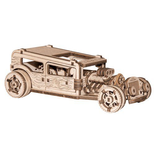 wooden city hot rod WR339 17x8x6cm.