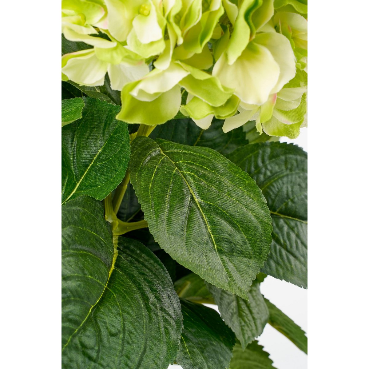 Hortensia Kunstplant in Bloempot Stan - M - Groen