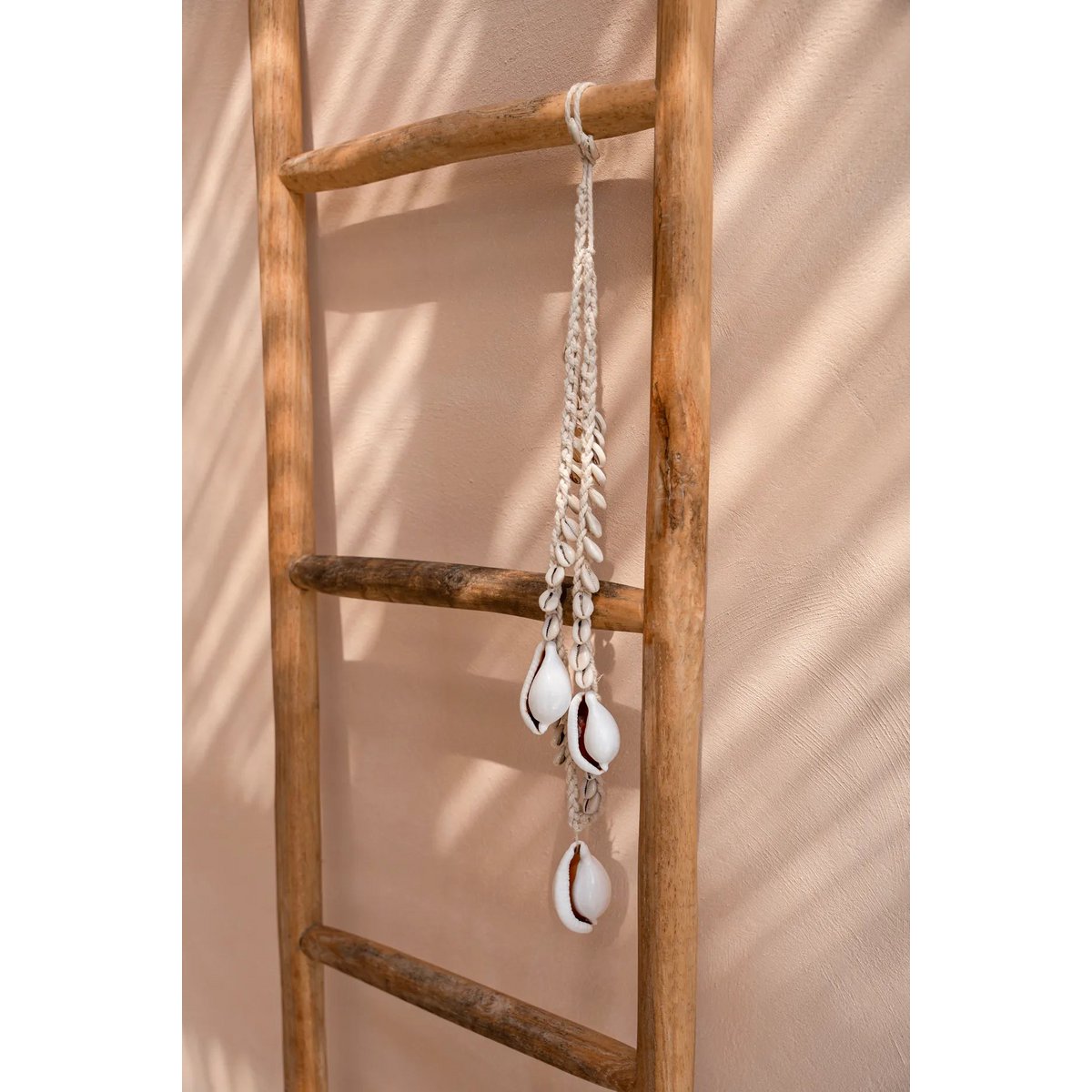 Witte kauri schelp decoratieketting