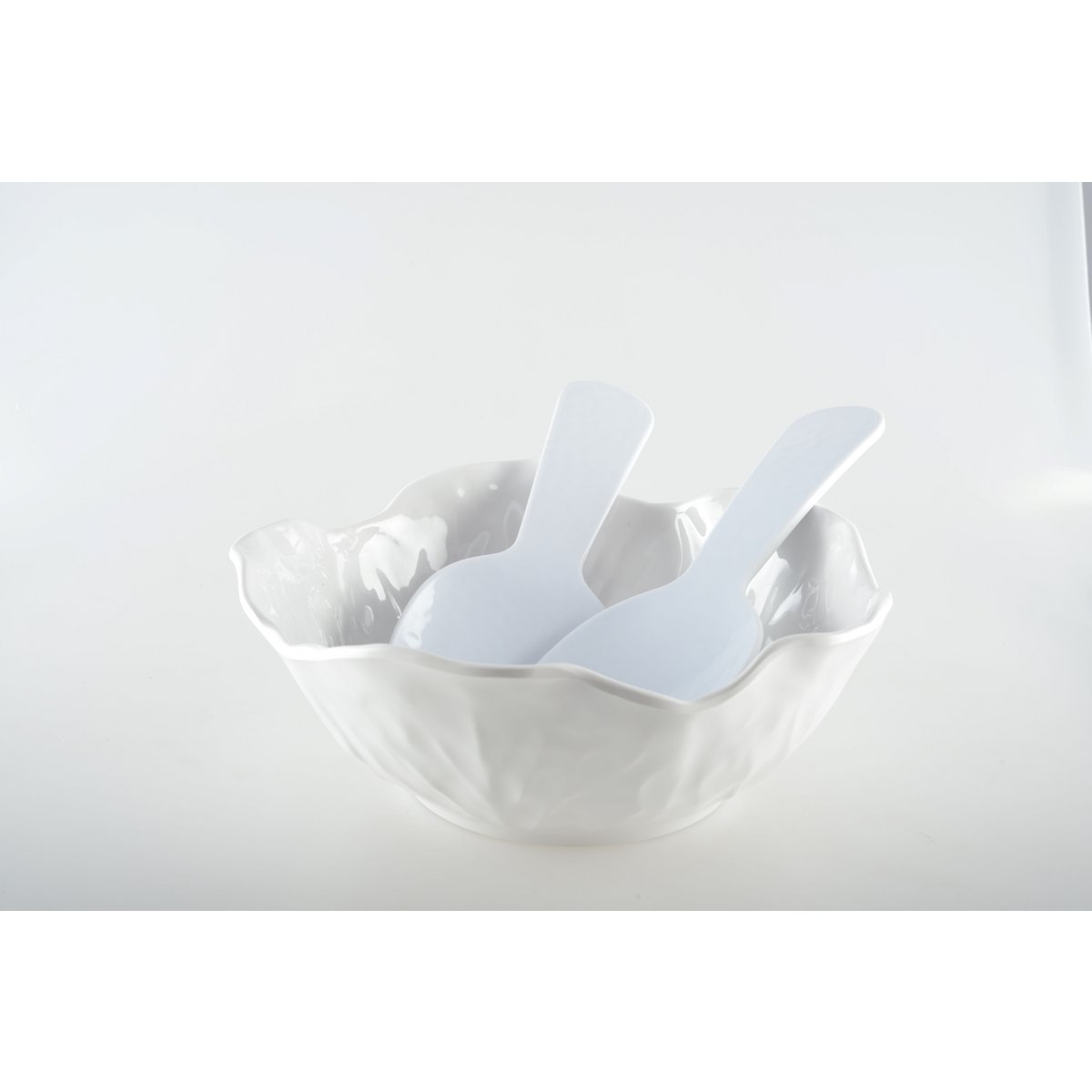 Witte melamine (sla)kom 26cm