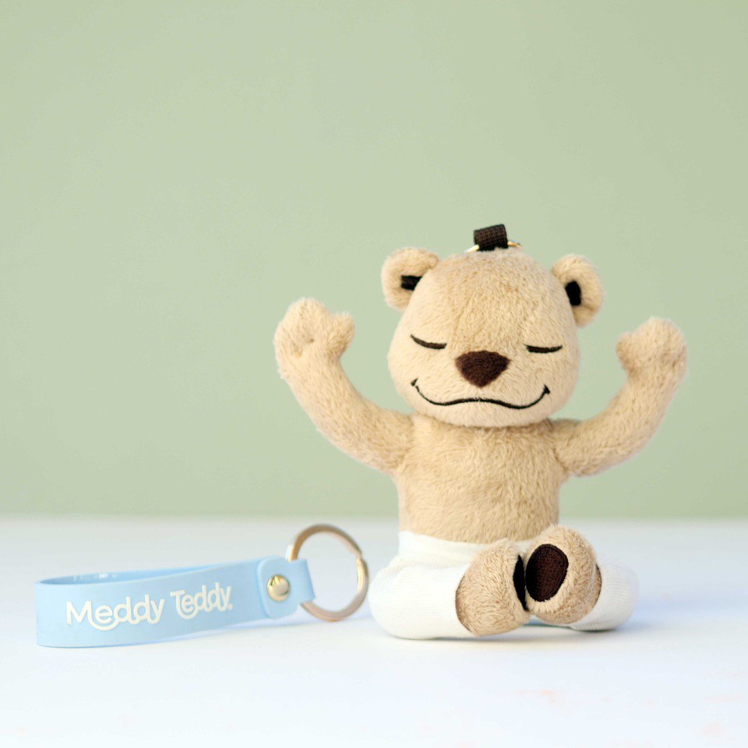 Meddy Teddy Sleutelhanger, Blauw