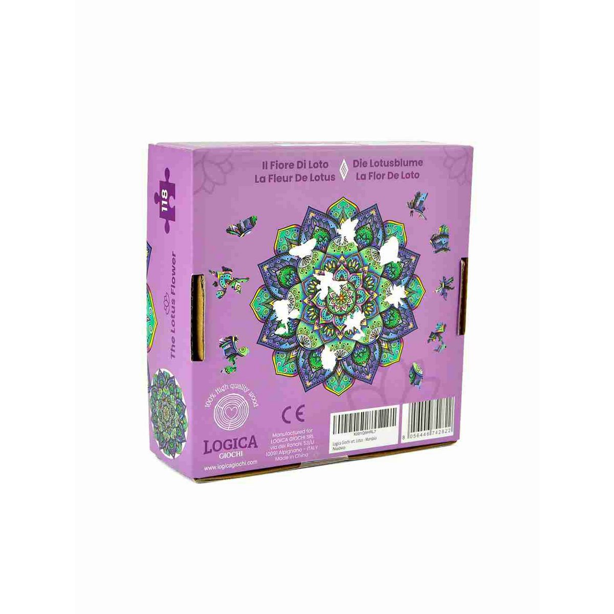 Mandala Houten Legpuzzel Lotusbloem