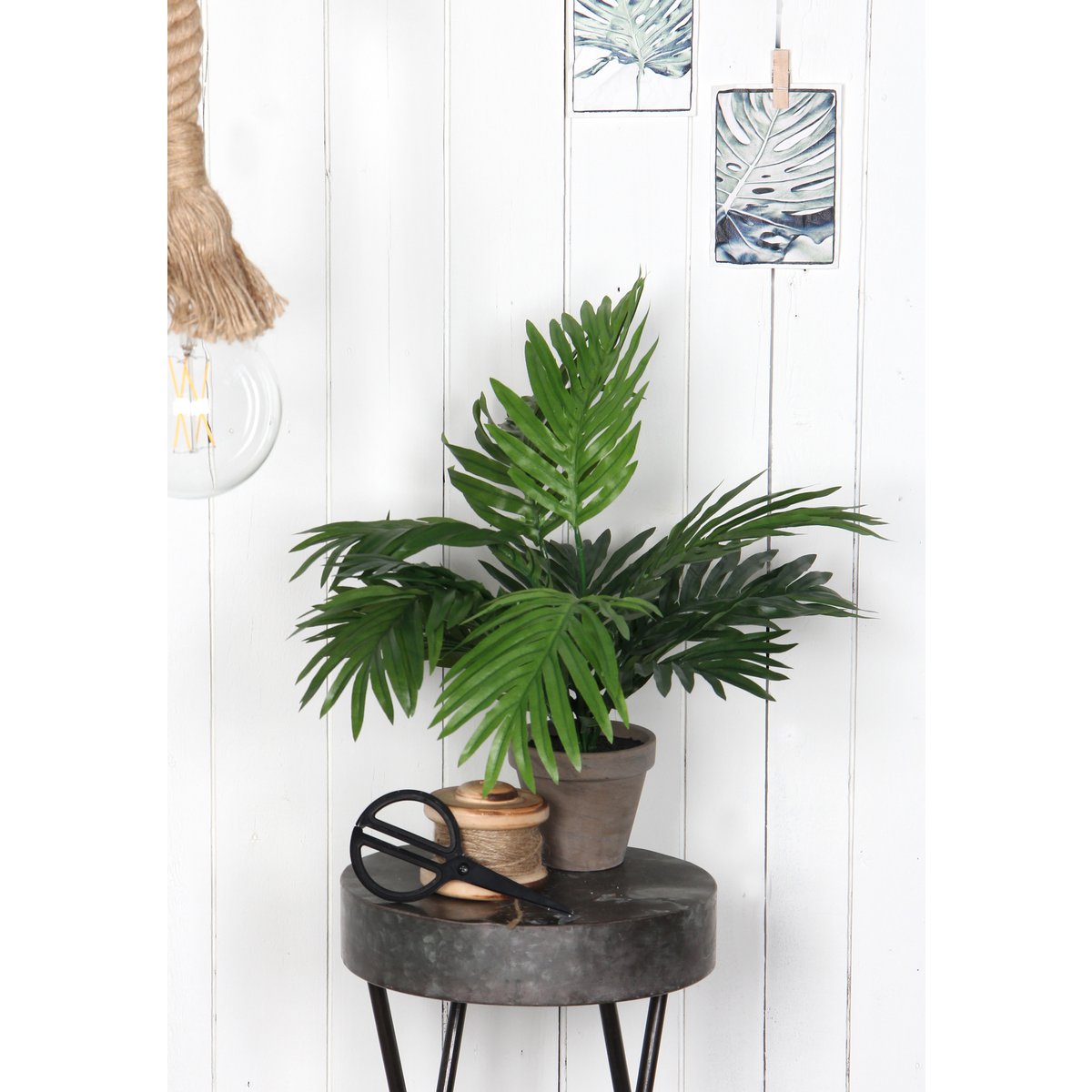 Areca Palm Kunstplant in Bloempot - H45 x Ø60 cm