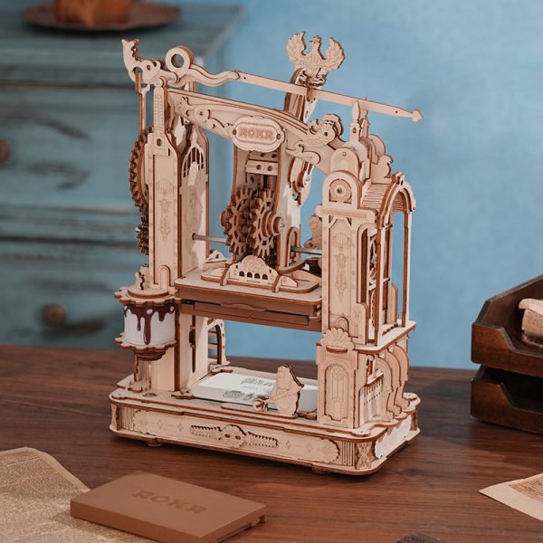 3D Houten Puzzel Robotime Classic Printing Press