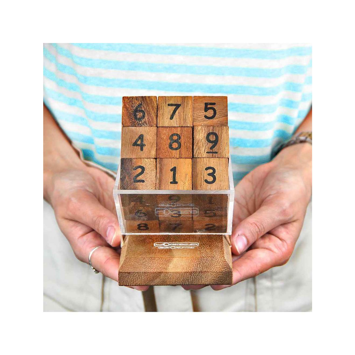 Houten Cube Sudoku Puzzel