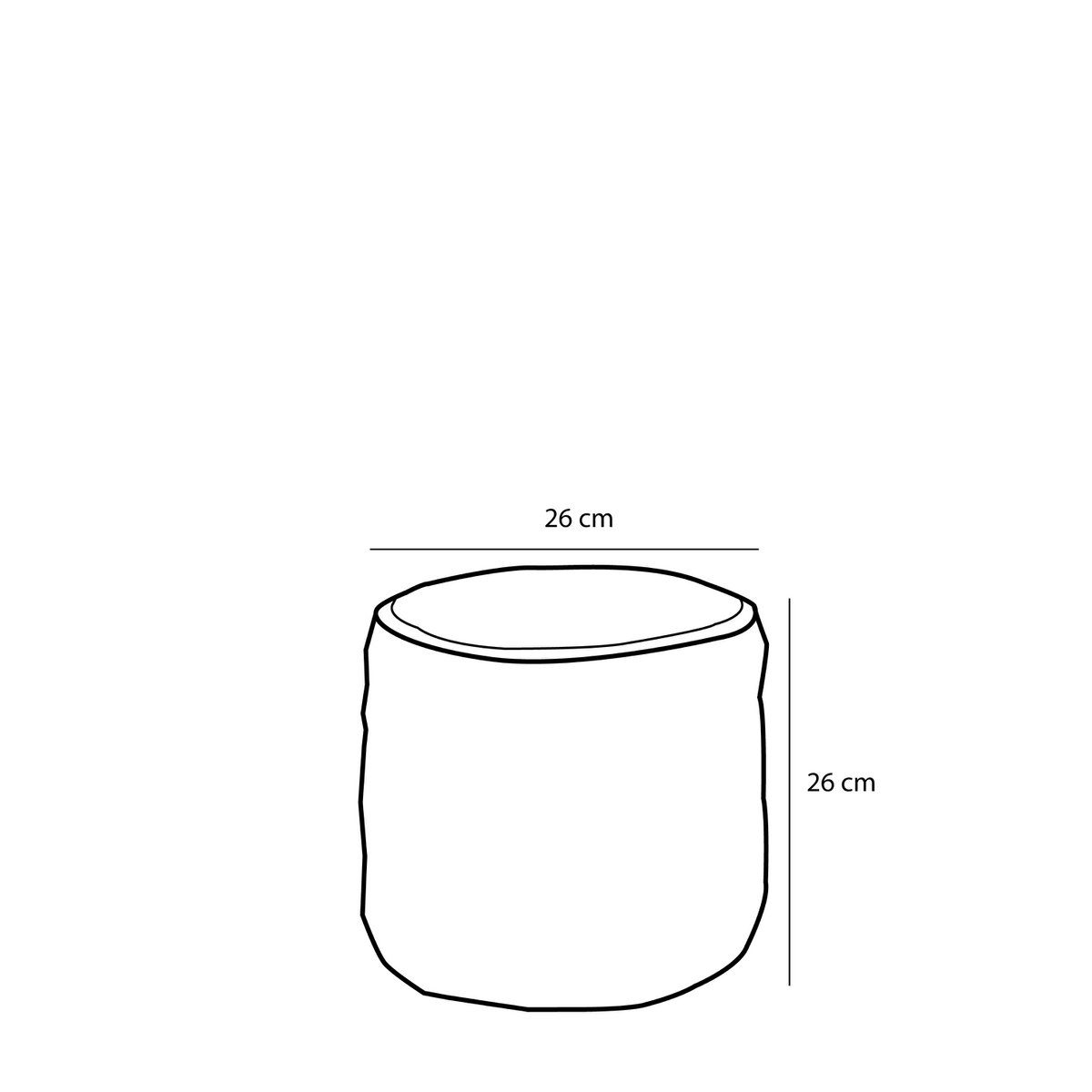 Avalon Plantenmand - Set van 3 - S