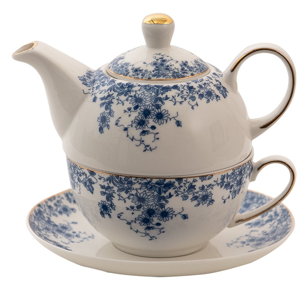 Tea for One - Wit, Blauw