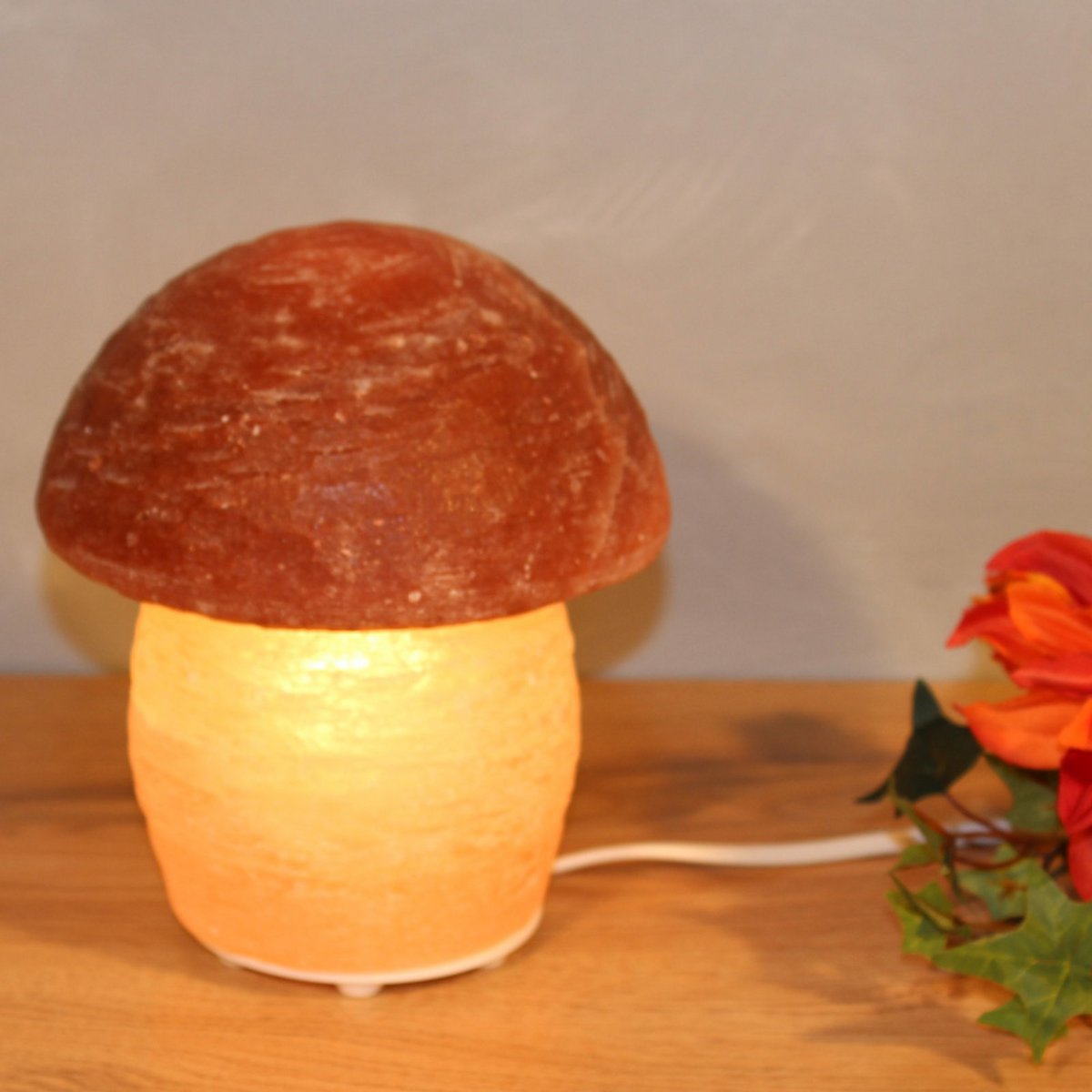 Himalaya Salt Dreams Zoutlamp Paddestoel, 45054, 16cm hoog