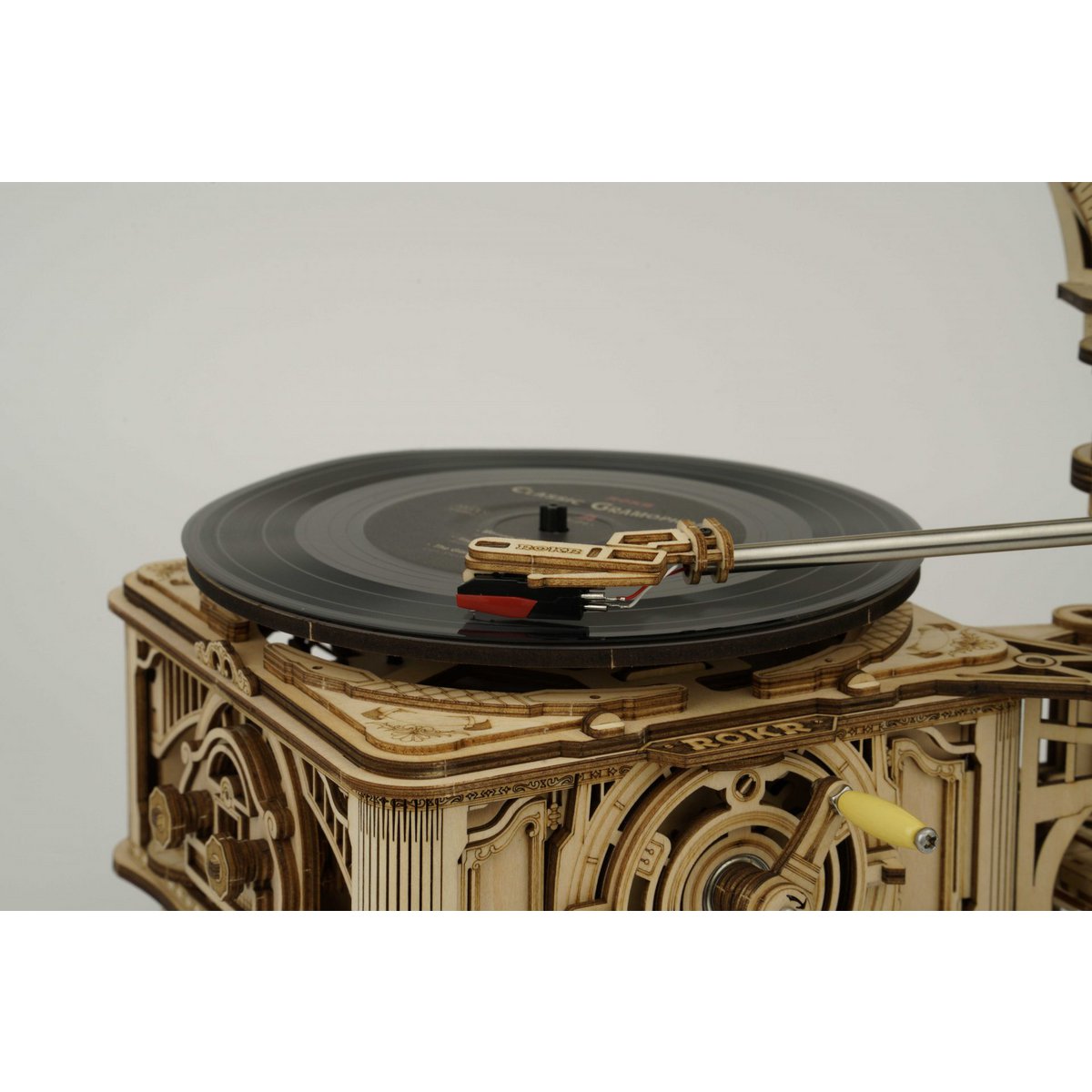 3D Houten Puzzel Classical Gramophone, zelf te monteren