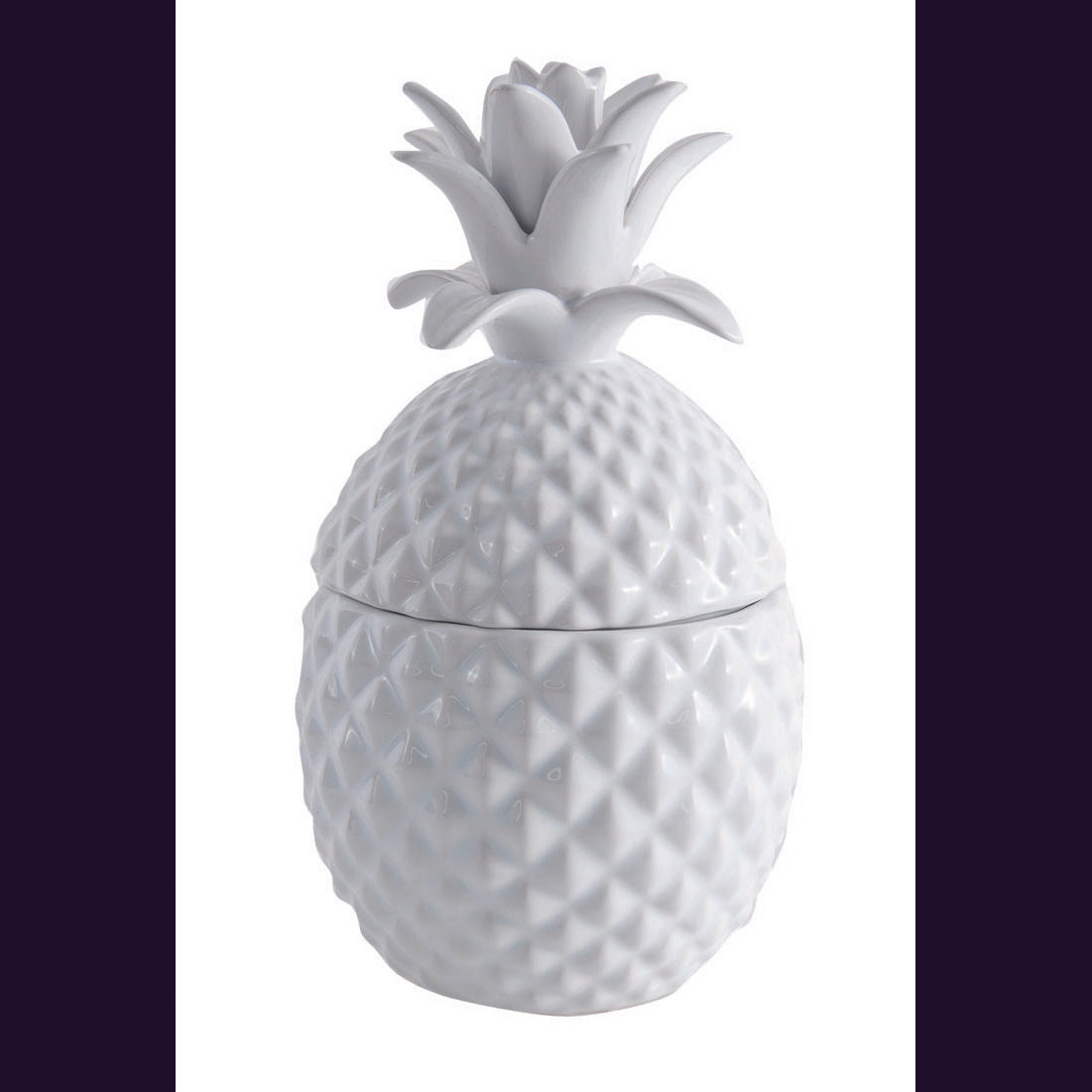 Witte ananas ijsemmer