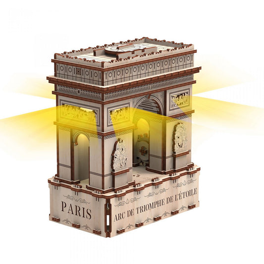 Mr. Playwood 3D Houten Puzzel Arc de Triomphe incl. verlichting, 10207