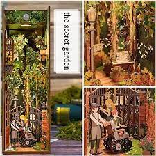 3D Book nook boekensteun 'The Secret Garden', zelf te monteren